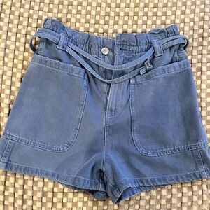 Zara paper bag shorts